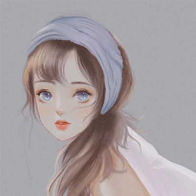 2021梦幻ins超火的仙女插画背景图 我开始享受吹风听歌一个人